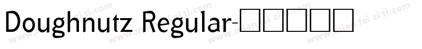 Doughnutz Regular字体转换
